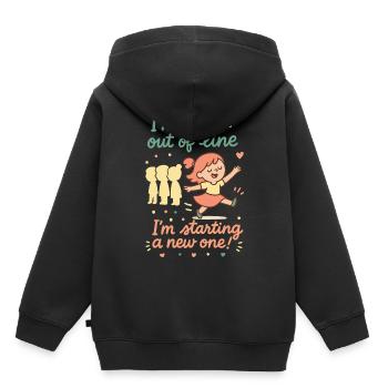 Ballet Love Real Girls Start New Line - Kids Premium Organic Hoodie - black - Back - AI Model Kid Male (0cm)
