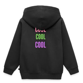 COOL COOL COOL - Sweat Premium à capuche enfant bio - noir - Dos - AI Model Kid Male (0cm)