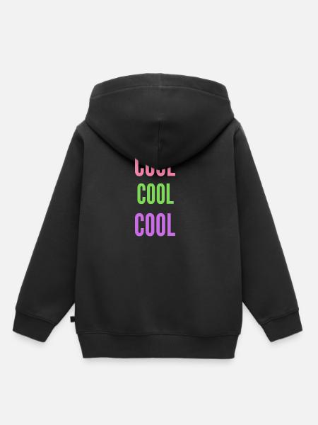 COOL COOL COOL - Hoodie Premium barn ekologisk - svart