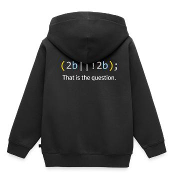 Computer Scientist Computer Science Code Programmer - Kids Premium Organic Hoodie - black - Back - AI Model Kid Male (0cm)