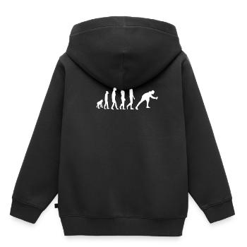 Graffiti Sprayer Evolution - Sweat Premium à capuche enfant bio - noir - Dos - AI Model Kid Male (0cm)