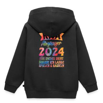 Kindergarten Daycare Leavers 2024 - Kids Premium Organic Hoodie - black - Back - AI Model Kid Male (0cm)