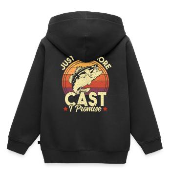 Juste un casting de plus je promets Funny Mens Retro - Sweat Premium à capuche enfant bio - noir - Dos - AI Model Kid Male (0cm)