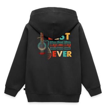 Dad Akkorde Beste Dad Ever Gitarre - Kinder Premium Organic Hoodie - Schwarz - Hinten - AI Model Kid Male (0cm)