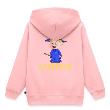 Magiciens - Magiciens - Sweat Premium à capuche enfant bio - rose - Dos - AI Model Kid Female (0cm)