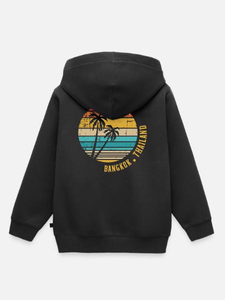 Bangkok - Kinder Premium Organic Hoodie - Schwarz