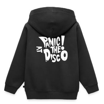Panique à la discothèque - Sweat Premium à capuche enfant bio - noir - Dos - AI Model Kid Male (0cm)