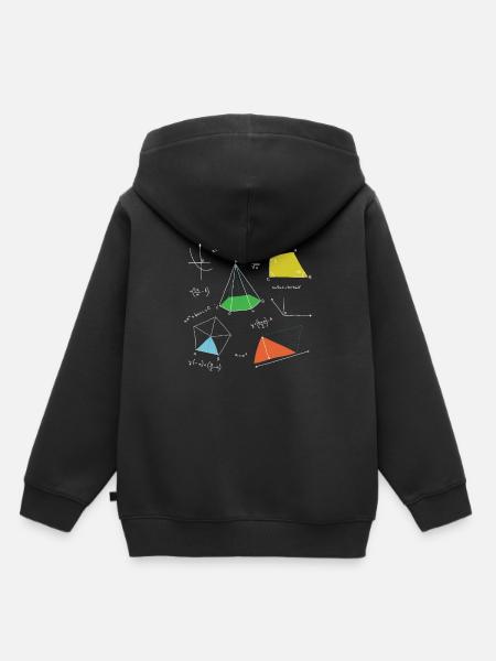 Mathématiques mathématiques calcule chiffres Formule algèbre - Sweat Premium à capuche enfant bio - noir