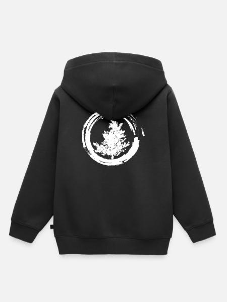 Arbre nature conservation nature plantation de chemisiers - Sweat Premium à capuche enfant bio - noir