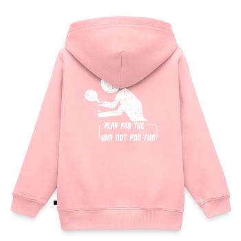 Tennis de table - Sweat Premium à capuche enfant bio - rose - Dos - AI Model Kid Female (0cm)