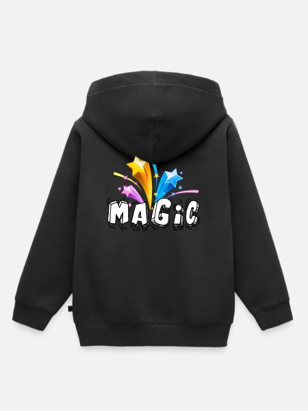 Magic - Kinder Premium Organic Hoodie - Schwarz
