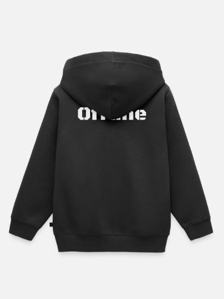 Hors-ligne - Sweat Premium à capuche enfant bio - noir