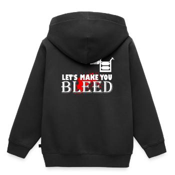 Tätowierer Tattoo Artist Ink Artist Tattoos - Sweat Premium à capuche enfant bio - noir - Dos - AI Model Kid Male (0cm)