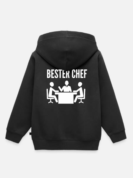 Bester Chef - Kinder Premium Organic Hoodie - Schwarz