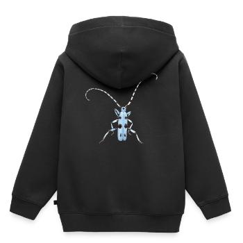Blue insect with dots gift feeler - Kids Premium Organic Hoodie - black - Back - AI Model Kid Male (0cm)