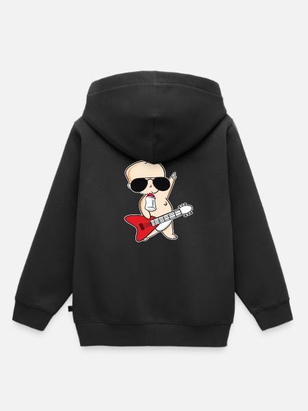 Baby das Rockt - Kinder Premium Organic Hoodie - Schwarz