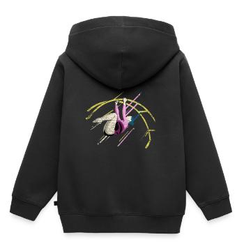 Rhönrad Turner - Kinder Premium Organic Hoodie - Schwarz - Hinten - AI Model Kid Male (0cm)