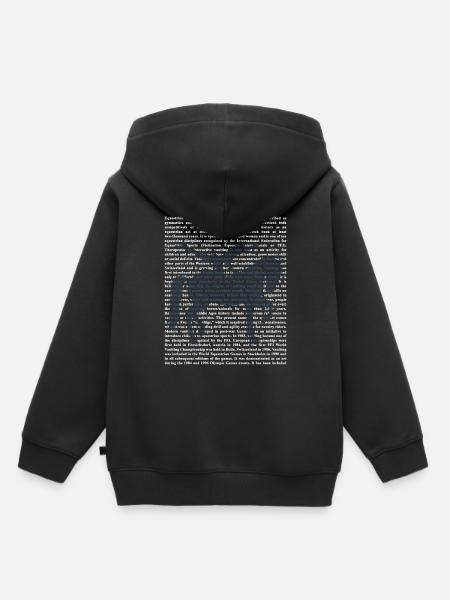 Anmutige Voltigierakrobatik Teamkür - Kinder Premium Organic Hoodie - Schwarz