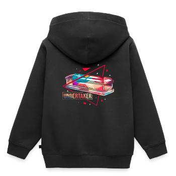 Bestatter Polygon - Kinder Premium Organic Hoodie - Schwarz - Hinten - AI Model Kid Male (0cm)