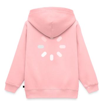 Loading - Sweat Premium à capuche enfant bio - rose - Dos - AI Model Kid Female (0cm)