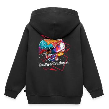 Gastroentérologue Polygone - Sweat Premium à capuche enfant bio - noir - Dos - AI Model Kid Male (0cm)