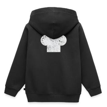 Koch Kochen Restaurant - Kinder Premium Organic Hoodie - Schwarz - Hinten - AI Model Kid Male (0cm)
