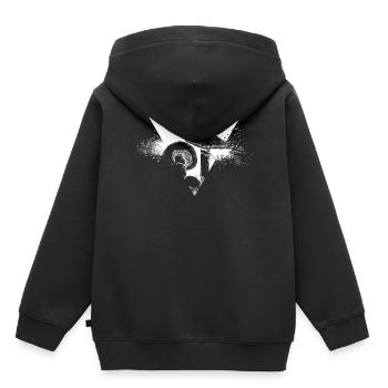 Mushroom - Kids Premium Organic Hoodie - black - Back - AI Model Kid Male (0cm)