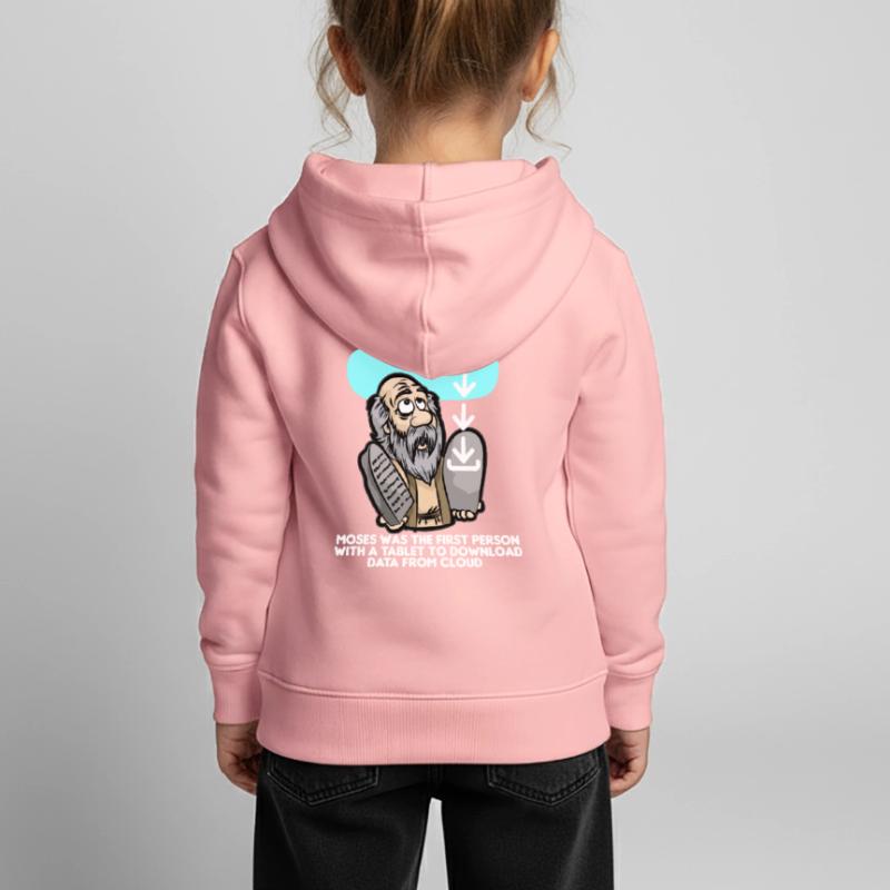 DOWNLOAD MOSES Cloud Computing IT Computer Scientist Kids Premium Organic Hoodie
