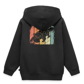 Becs d’Australie - Sweat Premium à capuche enfant bio - noir - Dos - AI Model Kid Male (0cm)