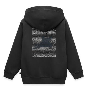 Tai Chi Geschenk - Kinder Premium Organic Hoodie - Schwarz - Hinten - AI Model Kid Male (0cm)