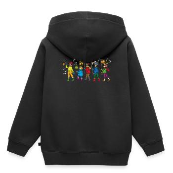 Sankt Martin Singende Kinder - Kinder Premium Organic Hoodie - Schwarz - Hinten - AI Model Kid Male (0cm)