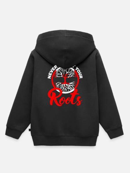 Kanada - Kinder Premium Organic Hoodie - Schwarz