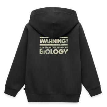 biologie - Sweat Premium à capuche enfant bio - noir - Dos - AI Model Kid Male (0cm)