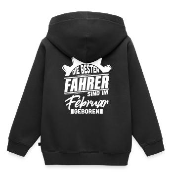 Autofahrer Auto - Kinder Premium Organic Hoodie - Schwarz - Hinten - AI Model Kid Male (0cm)
