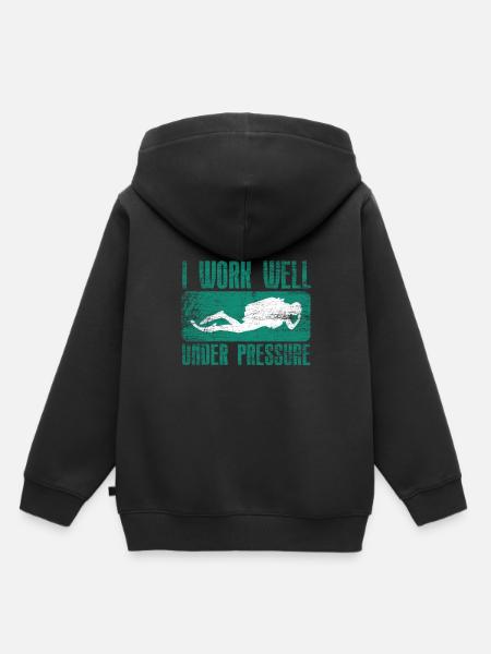 Tauchen - Kinder Premium Organic Hoodie - Schwarz