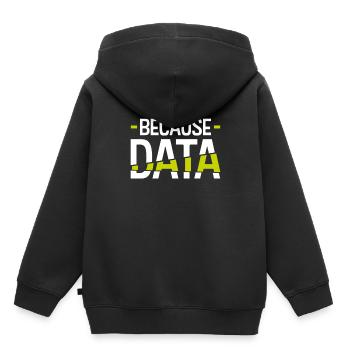 Informatiker - Kinder Premium Organic Hoodie - Schwarz - Hinten - AI Model Kid Male (0cm)