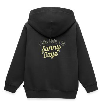 spring - Kids Premium Organic Hoodie - black - Back - AI Model Kid Male (0cm)
