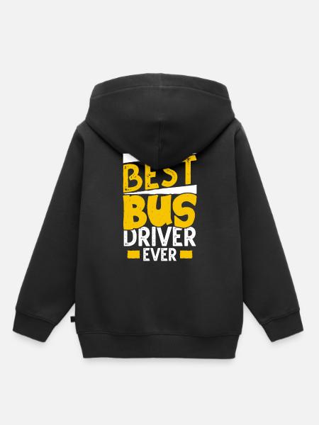Busfahrer - Kinder Premium Organic Hoodie - Schwarz