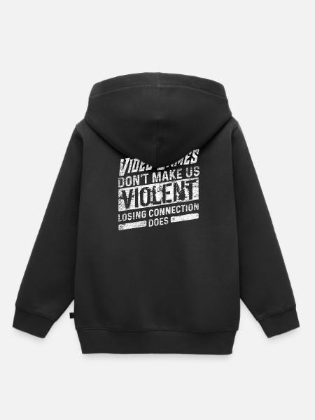 Gaming - Kinder Premium Organic Hoodie - Schwarz