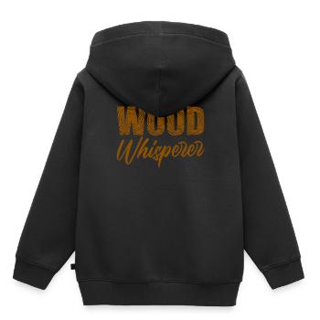 lumberjack - Kids Premium Organic Hoodie - black - Back - AI Model Kid Male (0cm)