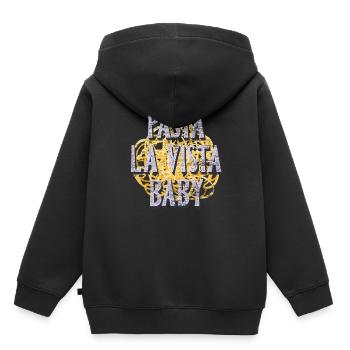 Pasta - Kinder Premium Organic Hoodie - Schwarz - Hinten - AI Model Kid Male (0cm)