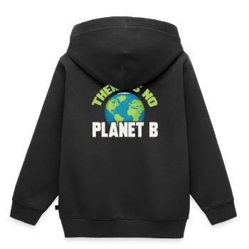 Changement climatique Protection du climat - Sweat Premium à capuche enfant bio - noir - Dos - AI Model Kid Male (0cm)
