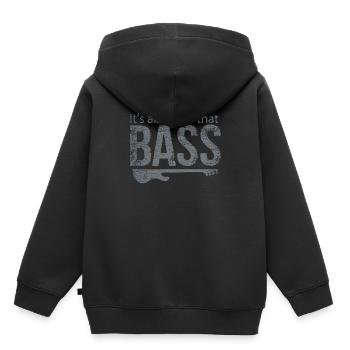 Bass guitar - Kids Premium Organic Hoodie - black - Back - AI Model Kid Male (0cm)