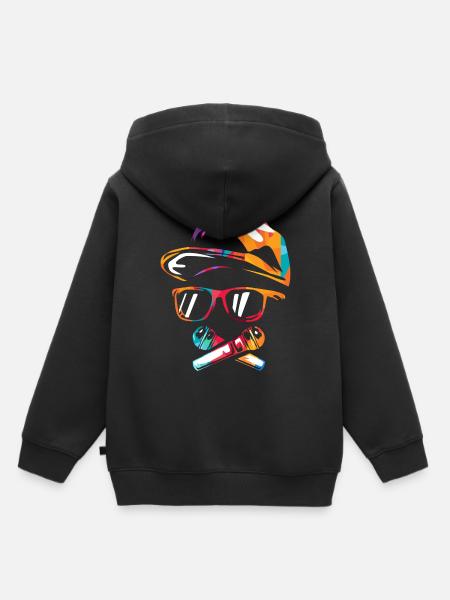 Hip hop - Sweat Premium à capuche enfant bio - noir