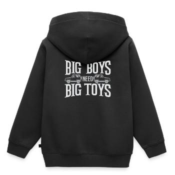Véhicule tout terrain - Sweat Premium à capuche enfant bio - noir - Dos - AI Model Kid Male (0cm)