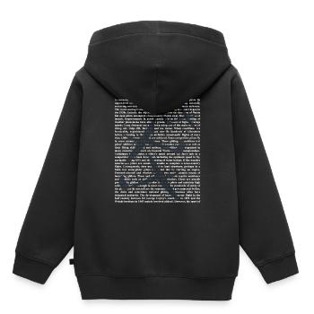 Gliding - Kids Premium Organic Hoodie - black - Back - AI Model Kid Male (0cm)