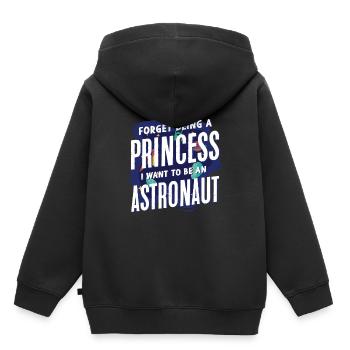 astronaut - Kids Premium Organic Hoodie - black - Back - AI Model Kid Male (0cm)