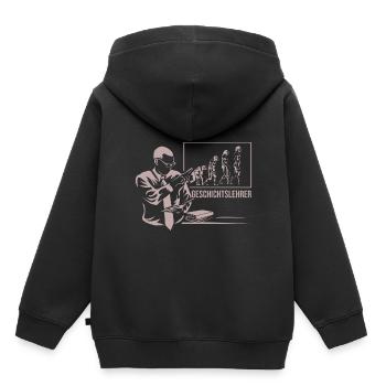 Geschichtslehrer Geschichte Lehrer - Kinder Premium Organic Hoodie - Schwarz - Hinten - AI Model Kid Male (0cm)
