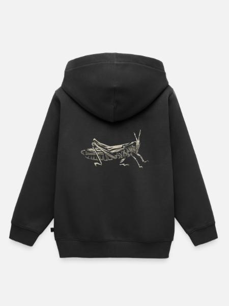 Grand criquet des marais - Sweat Premium à capuche enfant bio - noir
