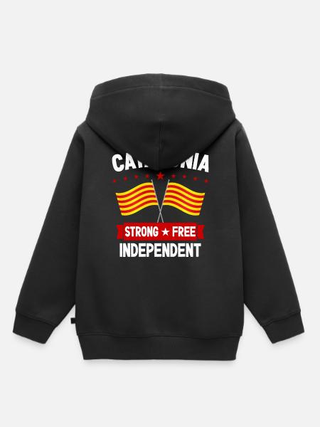 Katalonien - Kinder Premium Organic Hoodie - Schwarz
